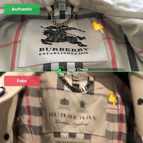 how to tell if Burberry is genuine